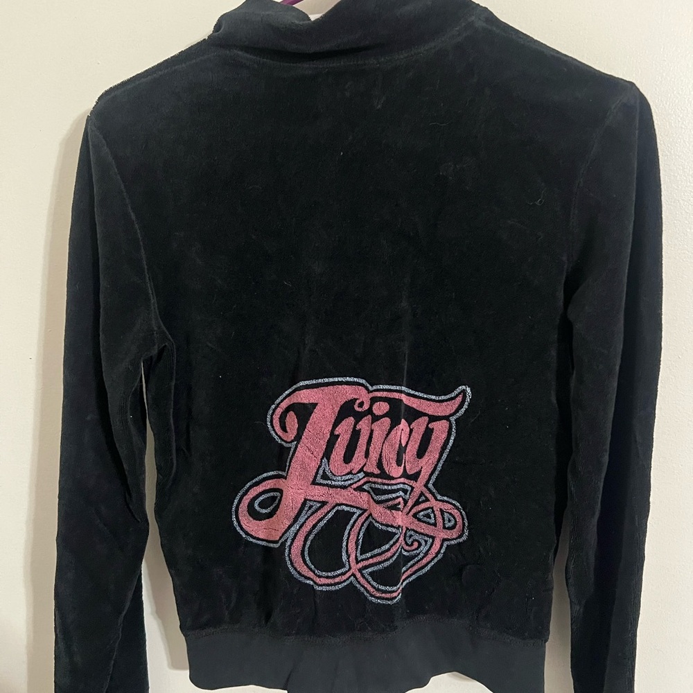 Juicy Couture Black Zip-Up Jacket - Picture 3 of 6
